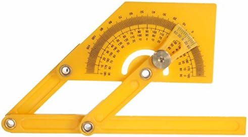 Plastic Adjustable Bevel Angle Gauge Level Indicator Angle Finder ...