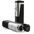 Prestige Import Group Typhoon Triple Flame Torch Lighter with Punch Cutter - Color: Black