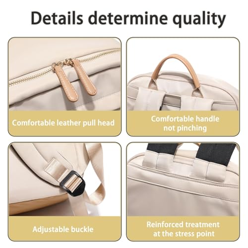 Women's Laptop Backpack Purse, Waterproof Work Bag with Laptop Compartment, Ideal for Teachers, Nurses, College, and Travel