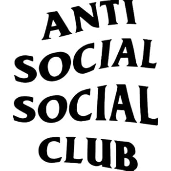 Amazon.com: Anti Social Social Club Logo Vinyl Stickers Symbol 5.5