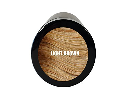 LUXE Hair Thickening Fibers with Natural Keratin-2 Months+ Supply!-Confidence in a Jar!-Multiple Colors Available (Light Brown)