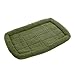 Furhaven Pet Dog Bed Kennel Pad | Faux Lambswool & Sherpa Crate or Kennel Mat Bolster Pet Bed for Dogs & Cats, Sage, Smallthumb 2