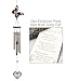 Exquisite Memorial Wind Chimes, Sympathy Gift Windchime with Butterfly and Heart