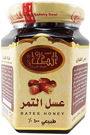 Al Tahan Dates Honey Syrup Dessert Sweetener Premium Selected Quality عسل دبس التمر (1 Jar (350 g))