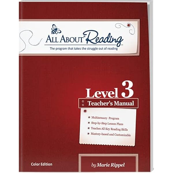 All About Reading Level 1 Teacher's Manual Color Edition: Marie