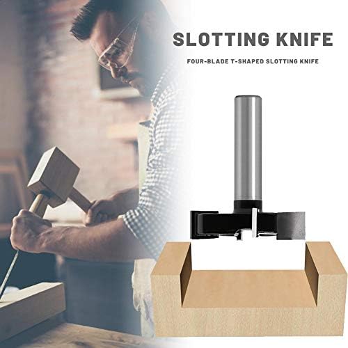 Fresas de 1/2 Pulgada Vástago de 2 Pulgadas Diámetro de Corte de la losa  Aplanado de la Placa Cepilladora Cepilladora Herramienta para Trabajar la Madera  Fresa para Cortar Madera Accesorios para rebajadoras