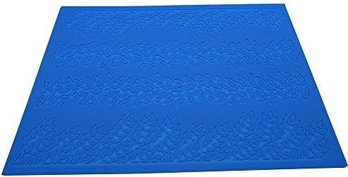 Youzpin Silicone Embossing Lace Mat, Lace Border Icing Mat, Lace Shaped Silicone Fondant Cake Decorating Molds Mould, DIY Lace Embossing Impression Mat, Fondant Cake Decoration Baking Tool