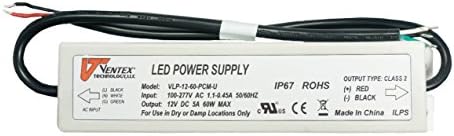 IP67 LED Power Supply. Transformers led with transformers 12v. Dry / damp. Use evz 20m 66ft 20awg extension cable wire cord or pwm dimmer. 60W constant voltage output universal input voltage 100-277V.