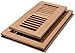 Decor Grates WLF412-U Floor Register, Single, Unfished Oak
