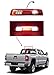 GLDIFA 3rd Brake Lights Compatible with 15-18 Silverado/Sierra 1500/2500/3500 Red And Clear Lens Third Brake Lights Lamp