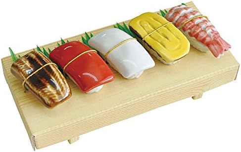 Japanese Sushi Design Chopsticks Rest Five Pieces Set