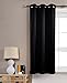 MYSKY HOME Black Out Curtains: Living Room & Bedroom, 52x63 Inch, Thermal Insulated, Grommet, Room Darkening