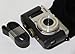 MegaGear Black Leather Camera Case Set for Nikon COOLPIX A with 28 mm Lens Case