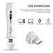 HAIRBY Painless Electric Shaver for Women - 4 in 1 Ladies Electric Epilator Kit with Facial Hair Shaver, Body Hair Shaver for Legs Underarms Bikini, Nose Hair Trimmer, Eyebrow Trimmer USB Rechargeable