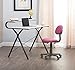Calico Designs Deluxe Task Chair in Pink with Gray Base 18510