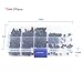 250Pcs M2 Hex Column Nylon Standoff Spacer Pillars Screws Nuts Assortment Kit with Storage Box for Mounting Between PCB Circuit and Machine (M2 Male to Female)