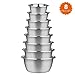Stainless Steel Mixing Bowls (Set of 8),Polished Mirror Finish Nesting Bowls Without Lids,Includes 2QT,3QT,4QT,5QT,6QT,7.5QT,9QT,10.5QT,Metal Cooking Supplies For Kitchen,Ideal for Baking,Cooking,Sala