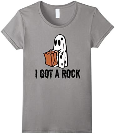 Womens I got a rock Halloween T-Shirt XL Slate