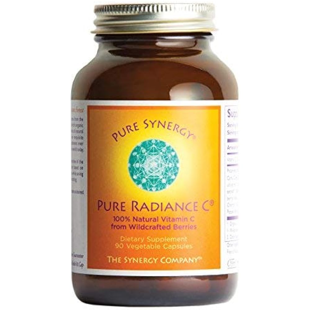Pure Synergy Pure Radiance C Natural Wholefood Vitamin C 90 Vegetable