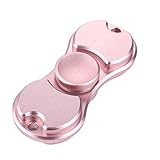 GreenElec EDC Fidget Hand Spinner - Spinner Fidget Toy - Ultra Durable High Speed Metal Bearing 1-3 Min Spins finger spinner - Relieve your Stress, Anxiety, ADHD, and Boredom (Rose Gold)