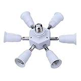 Awakingdemi E27 Base Light Lamp Bulb Splitter Adapters (A)