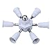 Awakingdemi E27 Base Light Lamp Bulb Splitter Adapters (A)