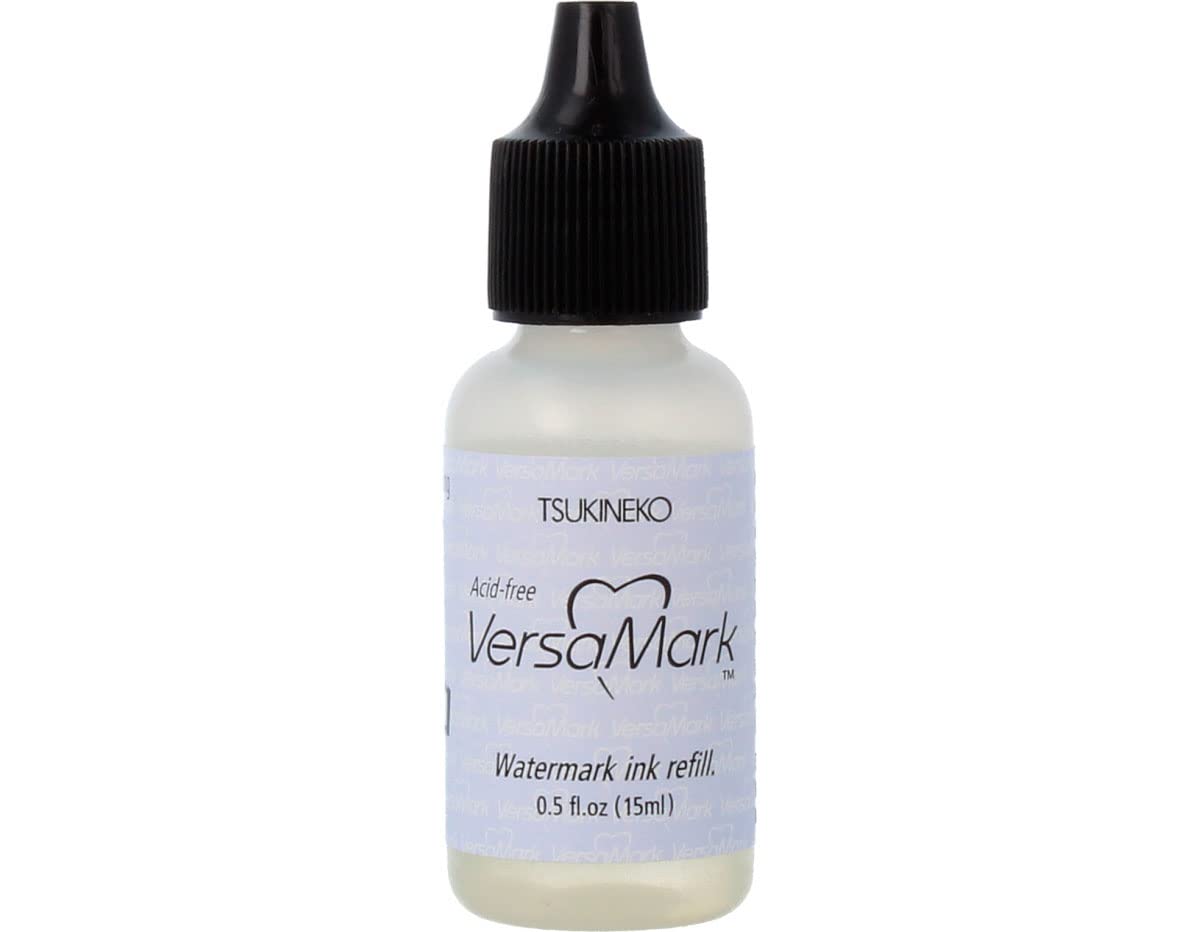 Tsukineko VersaMark Refill Ink, Clear, 15ml