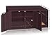 WAY BASICS Cat Litter Box Enclosure Hidden Furniture (Scratch Pad Included)