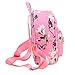 Kemilove Women Girls Floral Printing PU Leather Shoulder Bag Backpack (Pink)