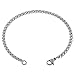 Women's Thin 3mm Wheat Chain Anklet, 316l Stainless Steel, 7in to 14in
