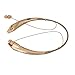 Bluetooth Headset Pianogic HB-902 V4.0Wireless Neckband Bluetooth Headphones Stereo in-Ear Noise Cancelling Earphones Sports Running Magnetic Earbuds for iOS and Android(Gold)