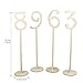 OULII Wooden Table Numbers with Holder Base for Wedding or Home Decoration, 1 to10, Pack of 10