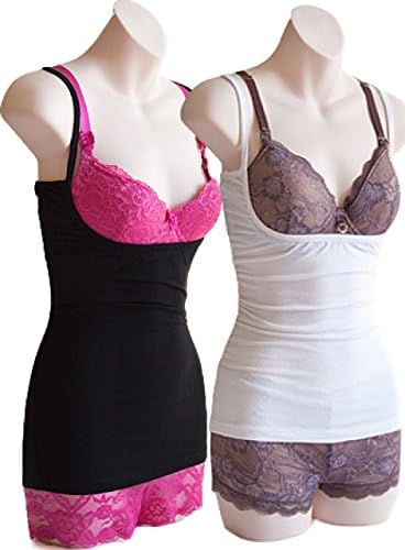 The Open Busted Breastfeeding Tank Top 2 Pack–Black and White