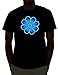 EmazingLights Sound Activated Light Up Rave Shirt (X-Large, Daisy)