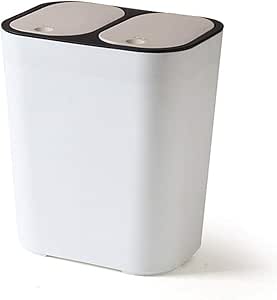 AJAC Bote De Basura con Tapa, Anti-Olor Sellado Completo Seco