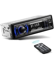 BOSS Audio Systems 616UAB Multimedia Car Stereo - Single Din LCD Bluetooth Audio and Hands-Free Calling, Built-in Microphone, MP3/USB, Aux-in, AM/FM Radio Receiver