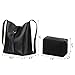 S-ZONE Women's Small Genuine Leather Shoulder Bag Chic Cross-body Bag Tassel Ladies' Purse