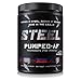 Steel Supplements Pumped-AF Pre Workout Powder Energy Drink High Intensity 30 Servings (Blitz Berry)