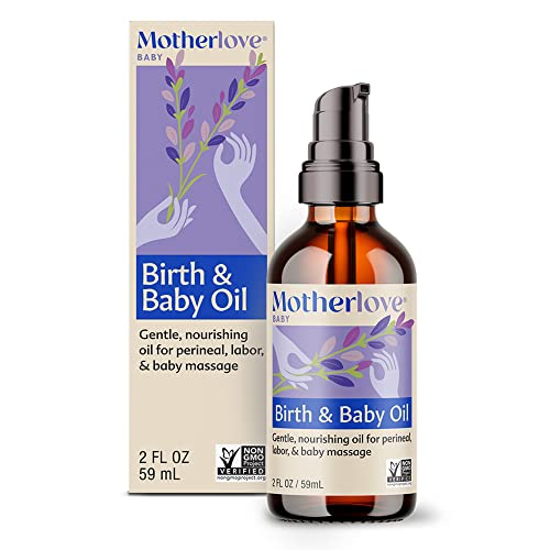 Motherlove Birth & Baby Oil (2 oz) Gentle LavenderInfused Oil for