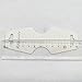 Chenkou Craft 50sets White Necklace Jewelry Display Hanging Cards with OPP Bags