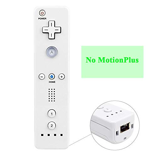 Wii Remote Controller for Wii/Wii U Console, Wiimote Controller for Nintendo (NO Skin NO Wrist Strap NO MotionPlus Inside), White - Thumbnail 4