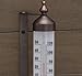 Adjustable Angle 10 Inch Garden Tube Thermometer (Bronze)