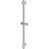 NearMoon Slide Bar with Height/Angle Adjustable Handheld Shower Holder, Bathroom SUS 304 Stainless Steel Head Holder for Bath