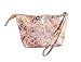 Lipstick Carrying Case Combo, 1 Mirrored Flip Pouch that holds 4 Lipsticks and 1 Zippered Wristlet with Elastic That Holds 16 Lipsticks (Rose Gold Lips Flip & Wristlet)