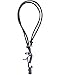 Ebsem Music Musical Instruments Necklace, Genuine Leather Cord Surfer Jewelry for Men & Women (Saxophone)