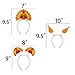Geefuun 6PCS Thanksgiving Turkey Headband Decorations - Party Head Boppers Accessories
