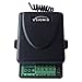FPC-5229 Vsionis 4 Mini 315mhz Wireless Fixed Code Remote with One Channel RF Receiver Momentary Switch and Power Supply Kit