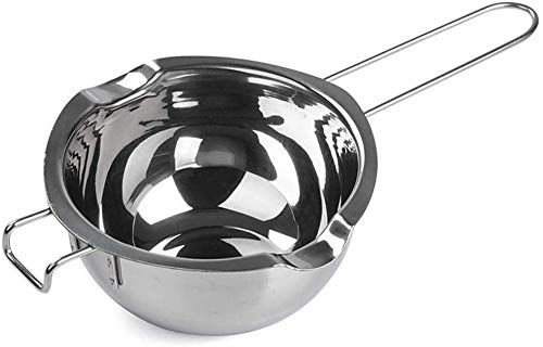 Rykey Stainless Steel Double Boiler 600ML, Updated Melting Pot with Heat Resistant Handle for Melting Chocolate, Butter, Candy and Making Custards, Sauces - 18/8 Steel Universal Insert (600) - Thumbnail 4