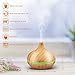 VicTsing Essential Oil Diffuser, 300ml Cool Mist Humidifier Ultrasonic Aromatherapy Diffuser for Office Home Bedroom Living Room Study Yoga Spa – Wood Grainthumb 2