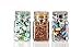 Pfaltzgraff 8 oz Preserving Jar with Wire Clamp Closure, Set of 3, Multi Colored